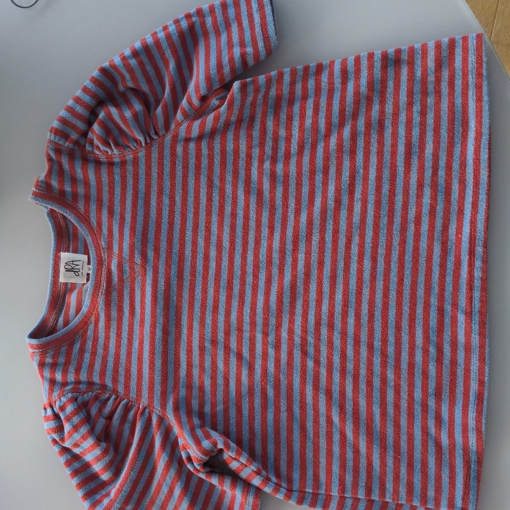 dRA los angeles Terry cloth Striped tee,New, Medium